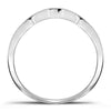 14kt White Gold Round Diamond Bridal Wedding Ring Band Set 7/8 Cttw