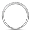 14kt White Gold Round Diamond Double Halo Bridal Wedding Ring Band Set 1 Cttw