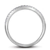 14kt White Gold Round Diamond Double Halo Bridal Wedding Ring Band Set 1-3/4 Cttw