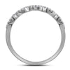 14kt White Gold Princess Diamond Halo Bridal Wedding Ring Band Set 1 Cttw