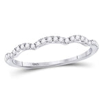 14kt White Gold Pear Diamond Bridal Wedding Ring Band Set 1 Cttw