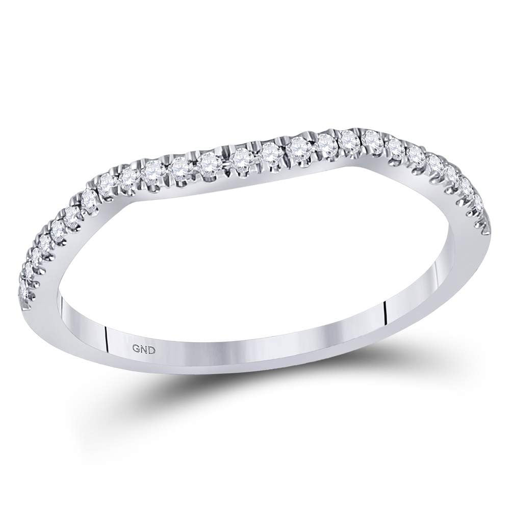 14kt White Gold Pear Diamond Bridal Wedding Ring Band Set 1 Cttw