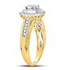 14kt Yellow Gold Round Diamond Solitaire Bridal Wedding Engagement Ring 1/2 Cttw