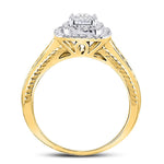 14kt Yellow Gold Round Diamond Solitaire Bridal Wedding Engagement Ring 1/2 Cttw