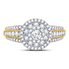 14kt Yellow Gold Round Diamond Solitaire Bridal Wedding Engagement Ring 1 Cttw