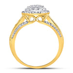 14kt Yellow Gold Round Diamond Solitaire Bridal Wedding Engagement Ring 1 Cttw