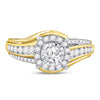 14kt Yellow Gold Round Diamond Solitaire Bridal Wedding Engagement Ring 3/4 Cttw