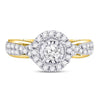 14kt Yellow Gold Round Diamond Solitaire Bridal Wedding Engagement Ring 3/4 Cttw