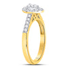 14kt Yellow Gold Pear Diamond Solitaire Bridal Wedding Engagement Ring 1/2 Cttw