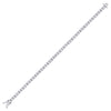 10kt White Gold Womens Round Diamond Classic Tennis Bracelet 1 Cttw