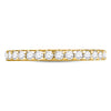 14kt Yellow Gold Womens Round Diamond Wedding Machine-Set Band 1/2 Cttw