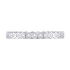 14kt White Gold Womens Round Diamond Band Ring 1/4 Cttw