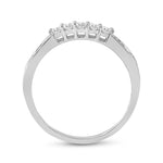 10kt White Gold Womens Princess Diamond Bridal Wedding Ring Band Set 1.00 Cttw