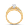 14kt Yellow Gold Marquise Diamond Solitaire Bridal Wedding Engagement Ring 1 Cttw