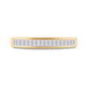 10kt Yellow Gold Womens Baguette Diamond Wedding Band Ring 1/4 Cttw