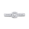 14kt White Gold Round Diamond Solitaire Bridal Wedding Engagement Ring 1/8 Cttw