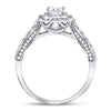 14kt White Gold Princess Diamond Solitaire Bridal Wedding Engagement Ring 1 Cttw