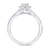 14kt White Gold Round Diamond Solitaire Bridal Wedding Engagement Ring 1/2 Cttw