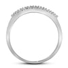 10kt White Gold Round Diamond Bridal Wedding Ring Band Set 1/3 Cttw